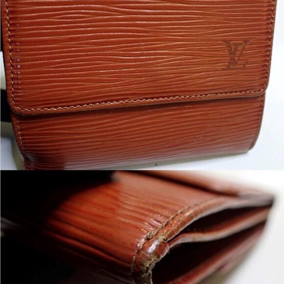 Louis Vuitton Epi Brown Elise Wallet ✨ Vintage ✨ Authentic - Picture 6 of 15